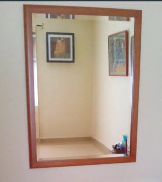 Espejo de entrada madera