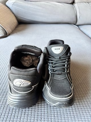 Zapatillas Dior B30 Negras y Grises