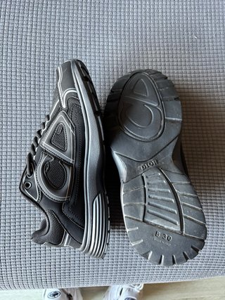 Zapatillas Dior B30 Negras y Grises