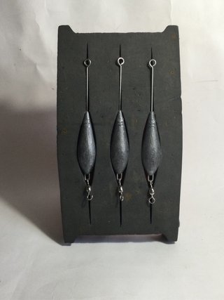 Plomadas de pesca con giratorio (3 unidades)