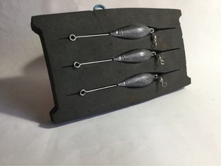 Plomadas de pesca con giratorio (3 unidades)