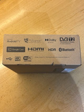DESCODIFICADOR TV 4K WI-FI GOOGLE A ESTRENAR