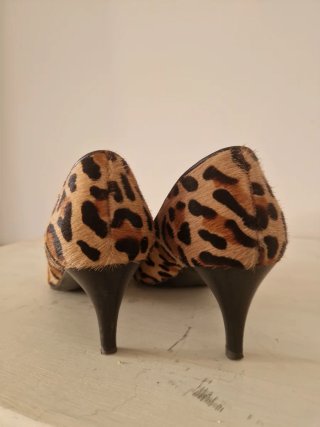Zapatos KARMINE tacón leopardo talla 41