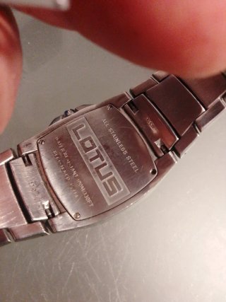 Reloj Lotus Hombre Caja y Correa Metálica