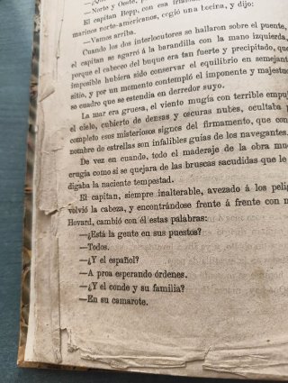 Libro antiguo siglo XIX. Primera edición.
