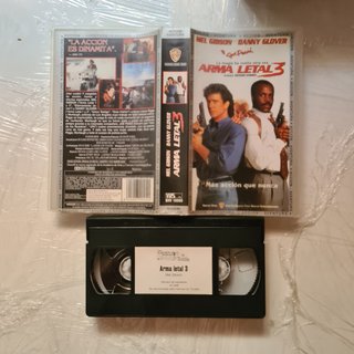 Arma Letal 3 VHS Mel Gibson Danny Glover