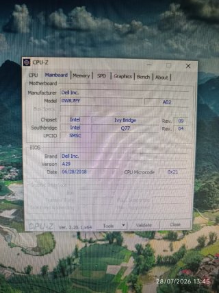 Scheda madre Dell i7 + 12GB RAM + Dissipatore