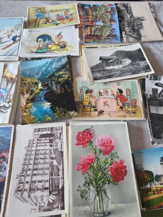Lote de postales antiguas años 1880/1960