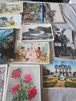 Lote de postales antiguas años 1880/1960