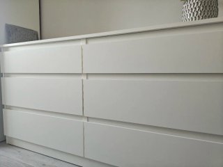 Cajonera Malm 6 cajones Ikea Blanca