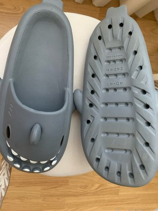 Zapatillas Tiburón Playa Gris