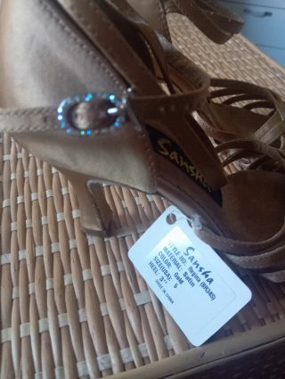 Sandalias de baile Sansha doradas