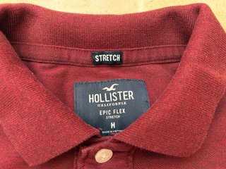 Polo Hollister Burdeos Talla M