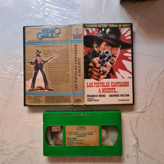 VHS Las Pistolas Cantaron a Muerte