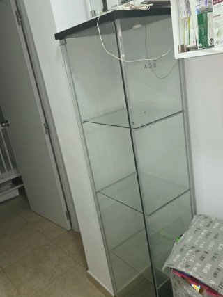Vitrina de cristal