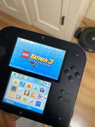 Nintendo 2DS Negra y Azul casi sin usar con juegos
