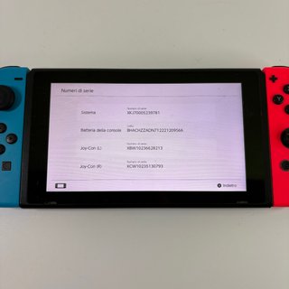 Nintendo Switch con gioco