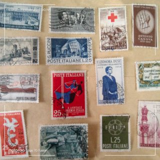 14 Francobolli Italiani Usati 1953-1959