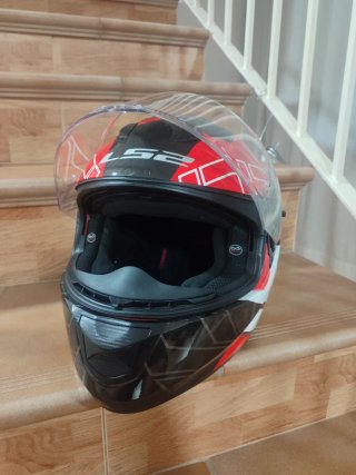 Casco Moto LS2 Stream Evo Rojo