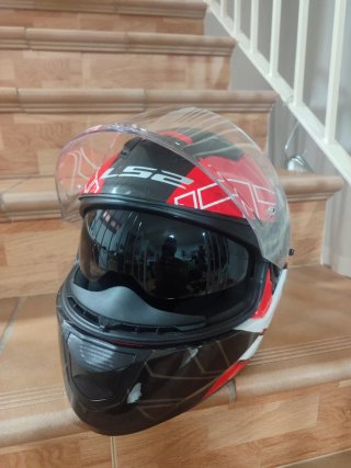 Casco Moto LS2 Stream Evo Rojo