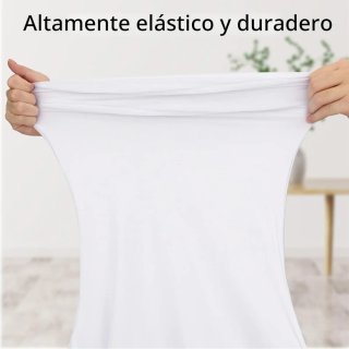 50 Fundas para sillas de eventos (blancas)