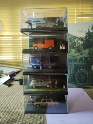 Coches miniatura colección La Route Bleue