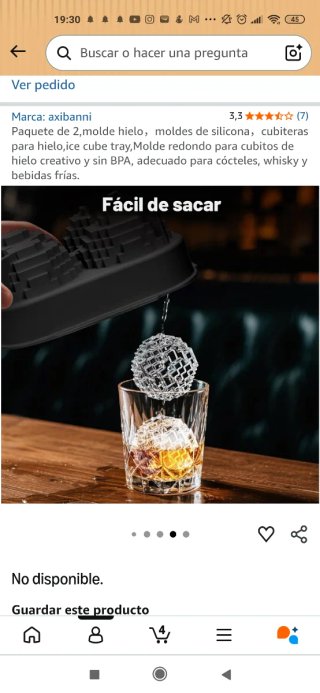 Moldes de Silicona para Hielo (2 uds)