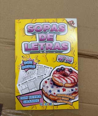 Pack de 9 Libros de Sopas de Letras y Pasatiempos