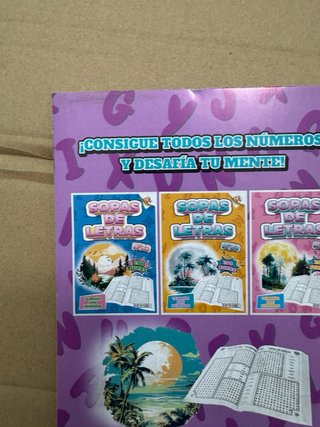Pack de 9 Libros de Sopas de Letras y Pasatiempos