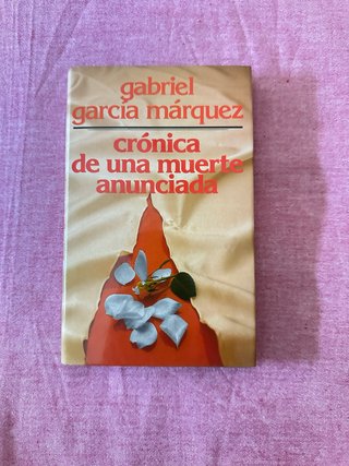 Libro Cronica de una muerte anunciada