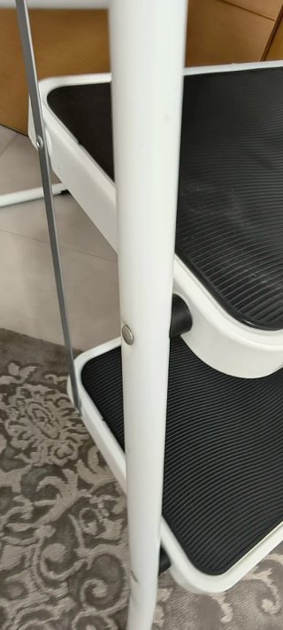 Escalera plegable acero 4 peldaños XXL nueva.
