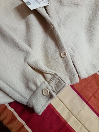 Chaqueta Bershka Beige Talla M