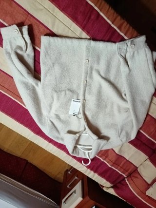 Chaqueta Bershka Beige Talla M