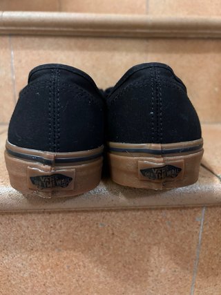 Tenis Vans Hombre Negro/Café