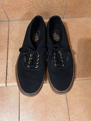 Tenis Vans Hombre Negro/Café