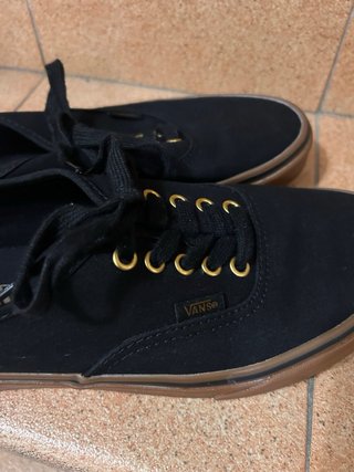 Tenis Vans Hombre Negro/Café