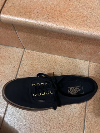 Tenis Vans Hombre Negro/Café