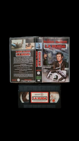 VHS La Huida Steve McQueen Ali MacGraw