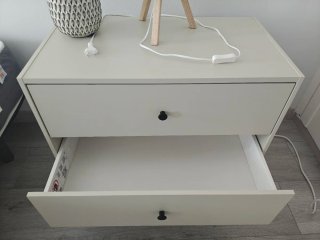 Cajonera Ikea Gursken 3 cajones Beige
