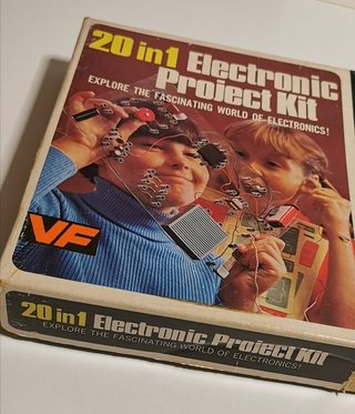 1970 Vintage VF USA Electronic Kit juguete antiguo