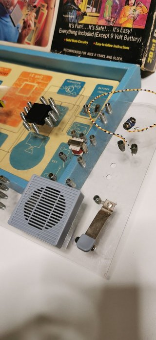 1970 Vintage VF USA Electronic Kit juguete antiguo