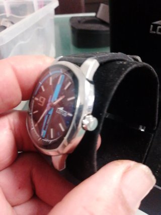 Reloj Lotus Hombre Negro y Azul