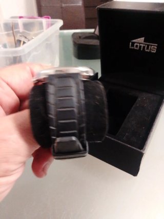 Reloj Lotus Hombre Negro y Azul