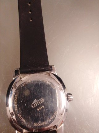 Reloj Lotus Hombre Negro y Azul