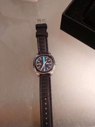Reloj Lotus Hombre Negro y Azul