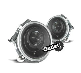EV FAROS MERCEDES CLASE G W463 89- LOOK AMG G65 FONDO NEGRO