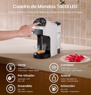 Cafetera Magician2 5 en 1 Nespresso/Dolce Gu
