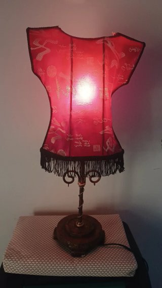 Lampada manichino anni 70/80