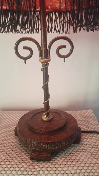 Lampada manichino anni 70/80
