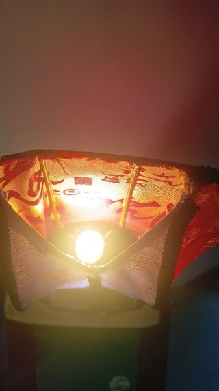 Lampada manichino anni 70/80